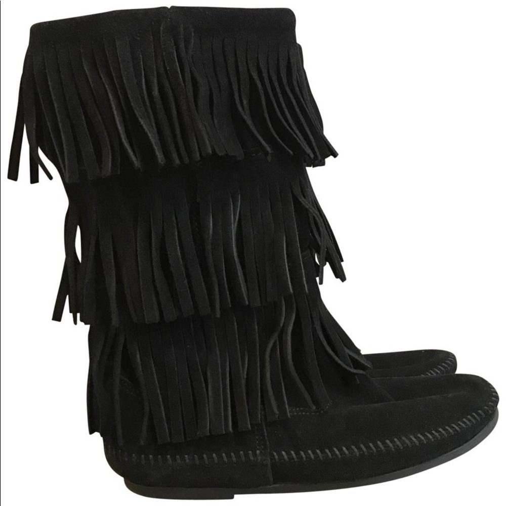 Minnetonka Fringed Boot